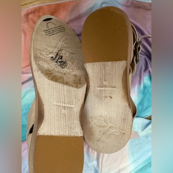 Free People Vale Leather Strappy Boot Sandals Size 7.5 - Picture 13 of 15